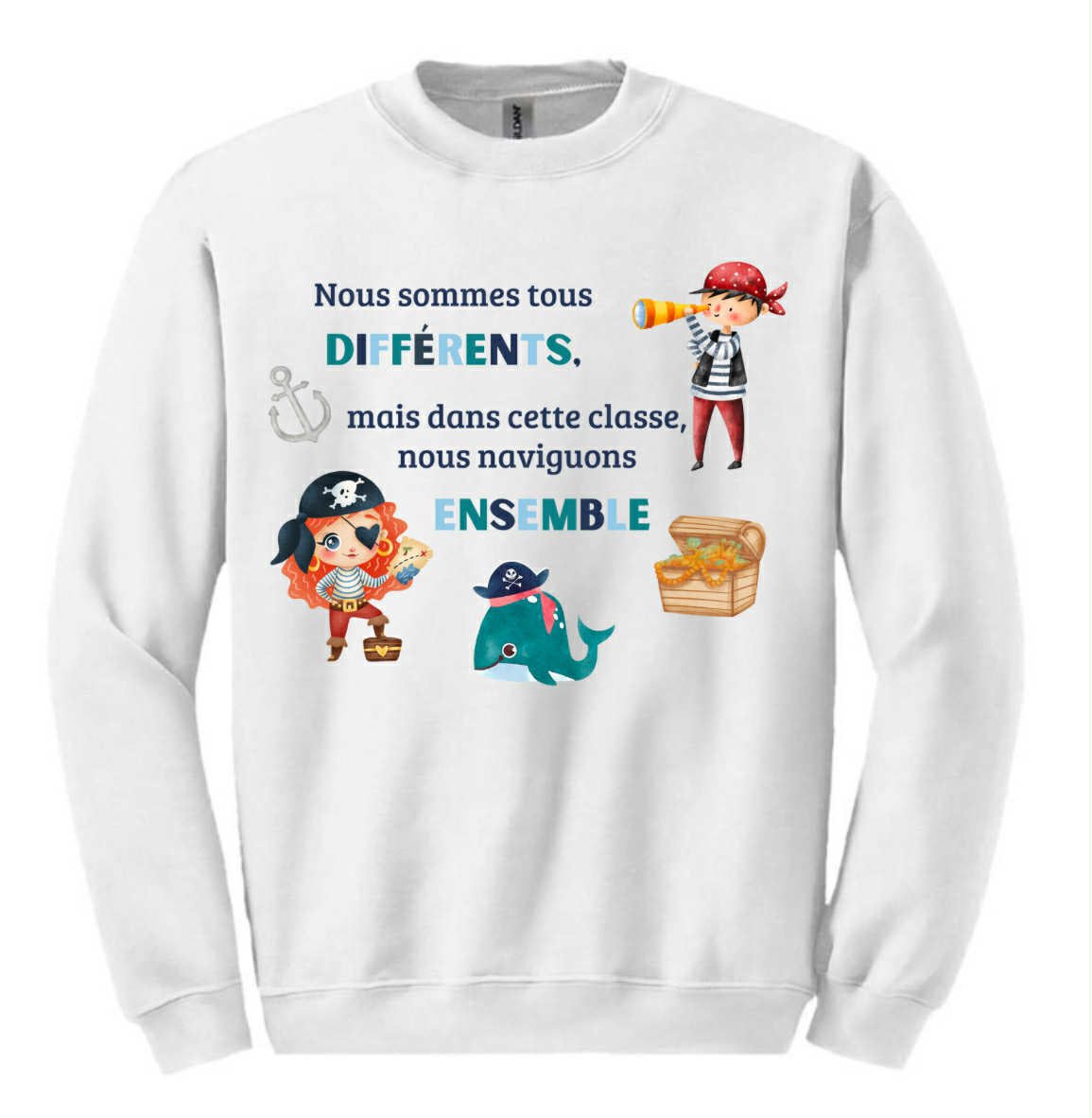 Chandail Pirate (la différence)