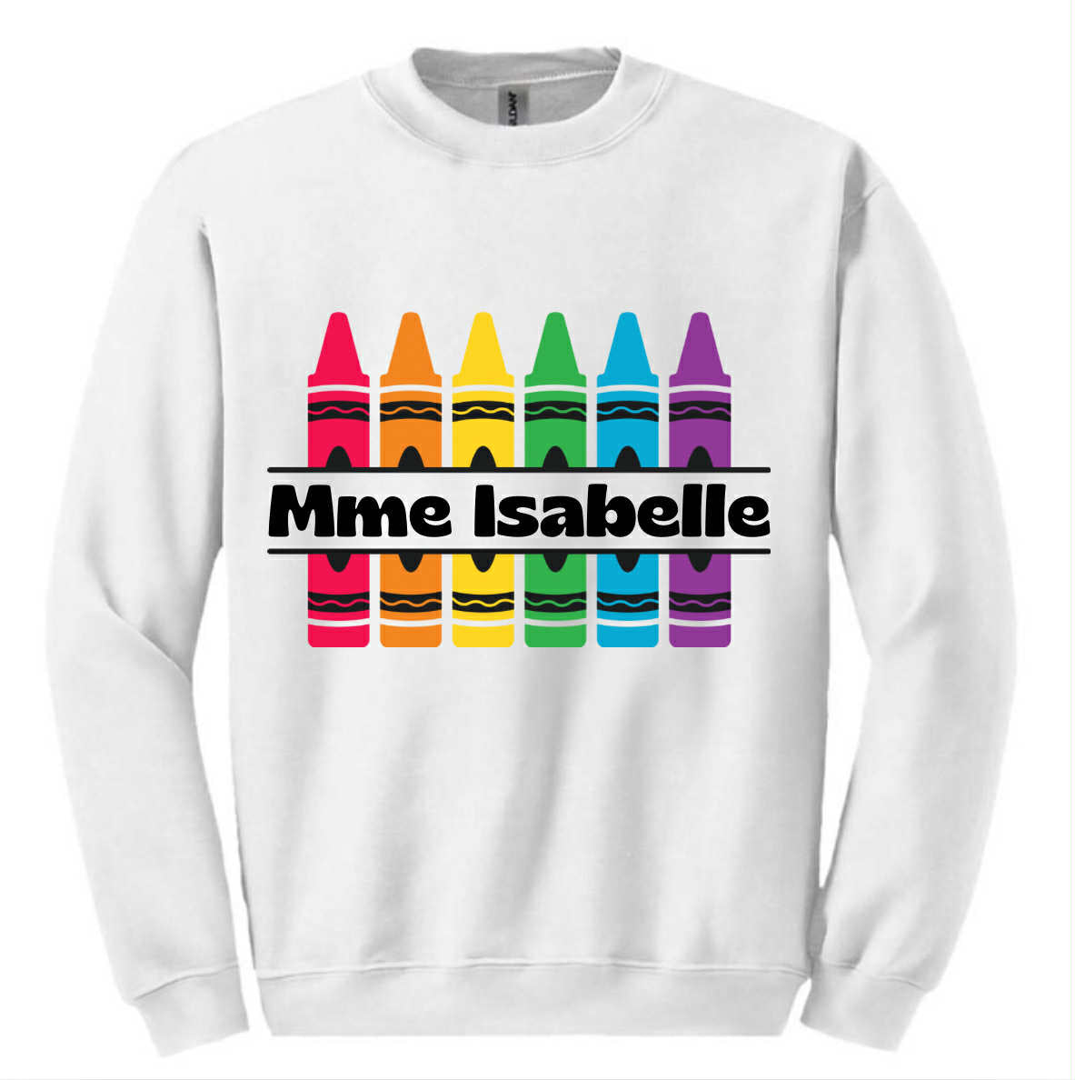 Chandail Crayons de couleur