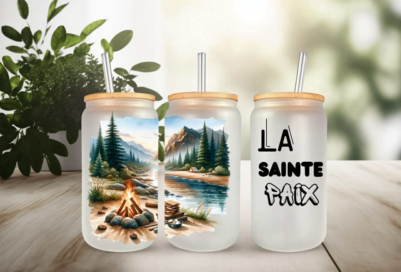 Verre givré La sainte paix