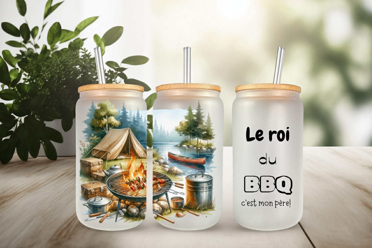 Verre givré Le roi du BBQ