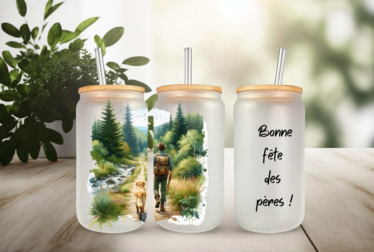 Verre givré Bonne fête des pères