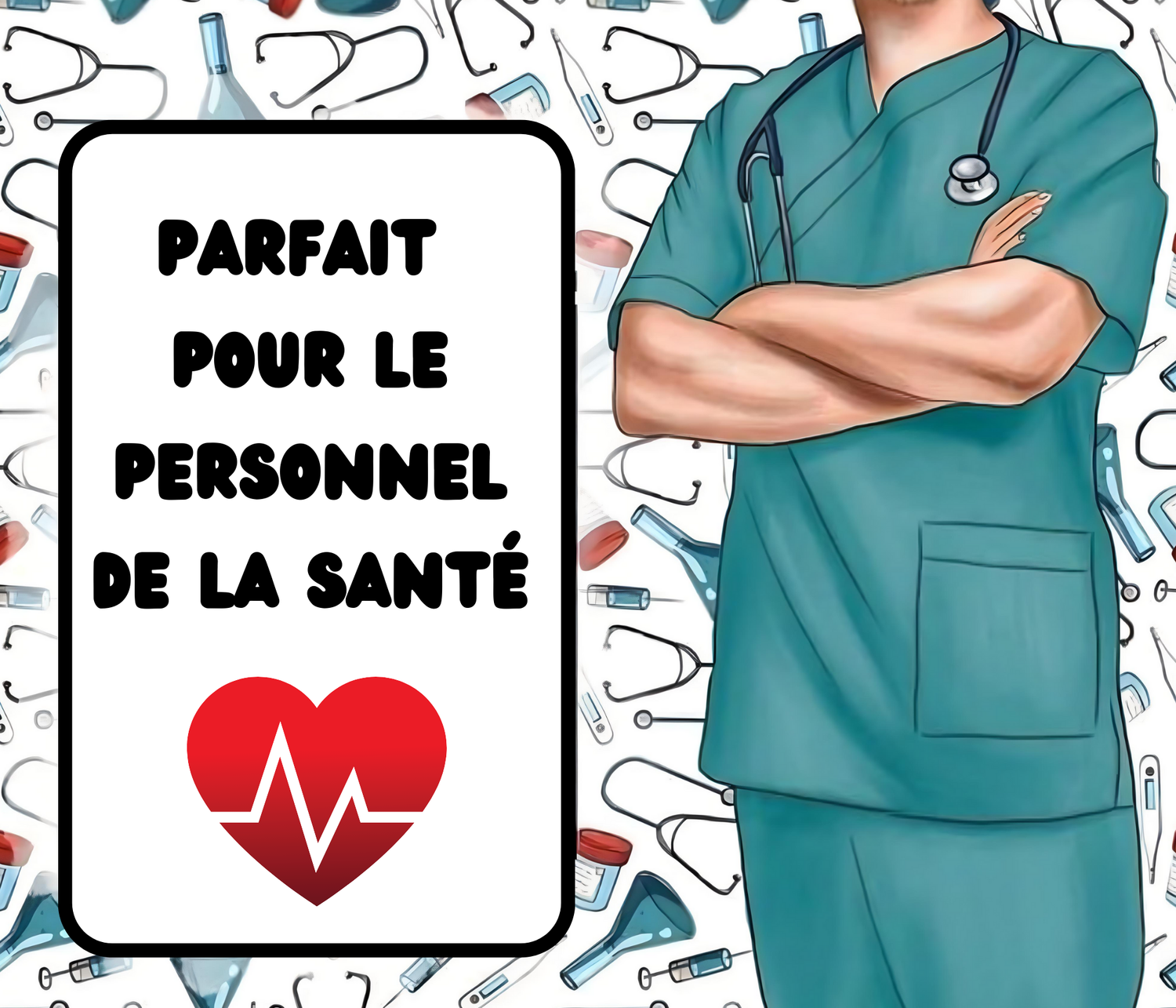 Parfait pour personnel de la santé