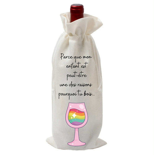 Sac à vin - Coupe de vin