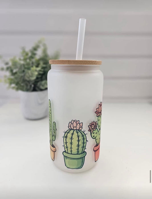 Verre givré-Cactus