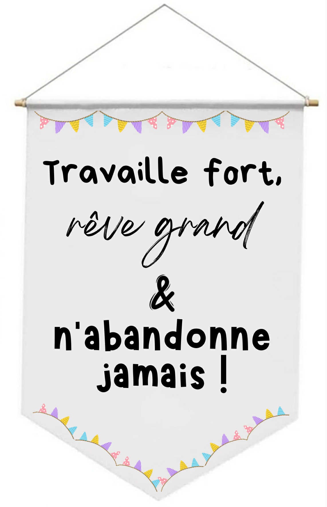 Bannière- Travaille fort