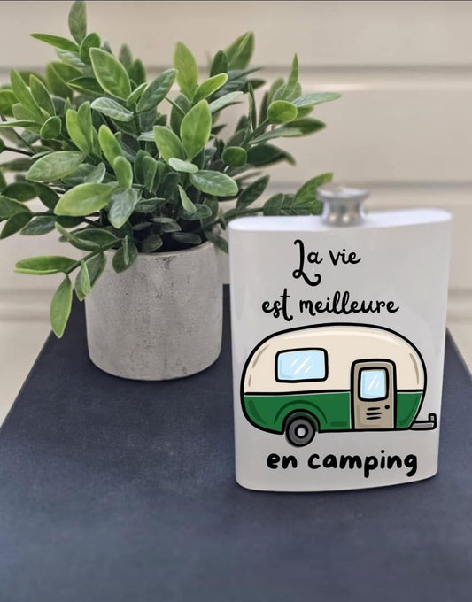 Flasque - roulotte verte