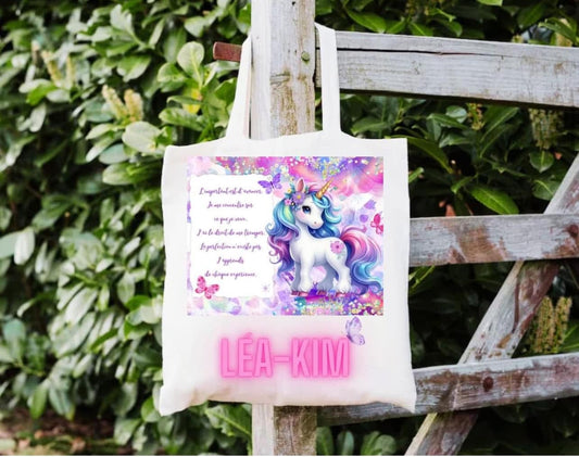 Sac fourre-tout - Licorne