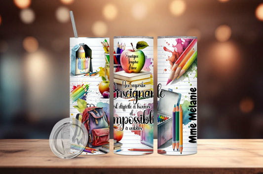 Gobelet - Enseigne, inspire et aime