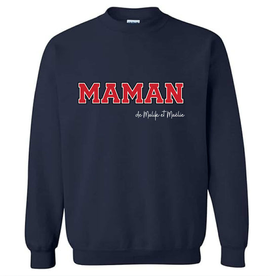 Chandail coton ouaté Maman de...