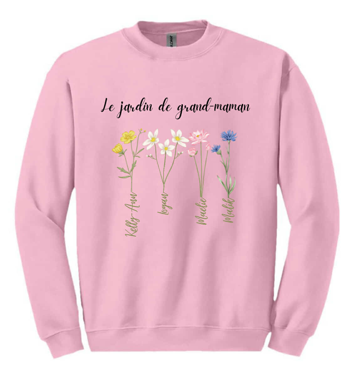 Chandail coton ouaté - Le jardin de grand-maman